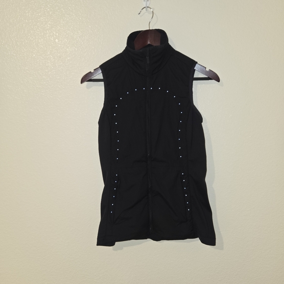 Lululemon Athletica Run For Cold Full Zip Womens Black Primaloft Vest size 4 - Picture 6 of 15